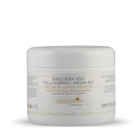 Skin System - Masca faciala ten normal cu Ulei de Argan Bio, Bisabolol, Vitaminele E si A, Unt de Shea 250ml