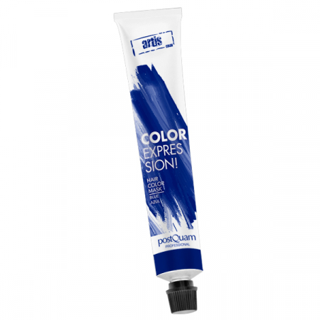 Vopsea fără amoniac (kit complet) / Măști colorante pentru acasă - Masca pentru colorat parul - Albastru