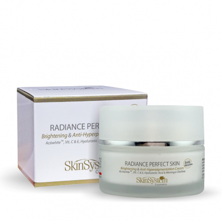 Skin System - Radiance Crema Anti-Hiperpigmentare cu ActiwhiteTM, Vitaminele C si E, Acid Hialuronic