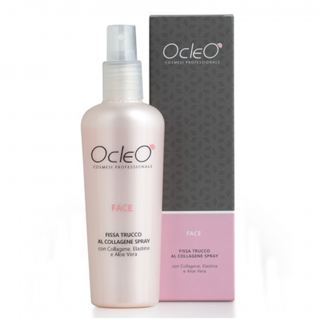 Ocleo - Spray fixativ pentru machiaj cu Colagen, Elastina, Aloe Vera si NMF