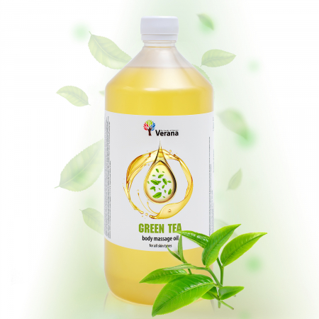 Verana Cosmetics - Ulei de masaj corporal Ceai verde
