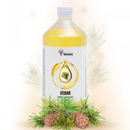 Verana Cosmetics - Ulei de masaj corporal  Cedru