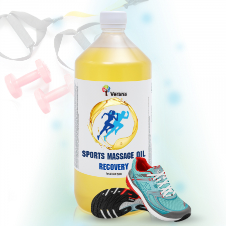 Verana Cosmetics - Ulei de masaj corporal Recuperare dupa sport
