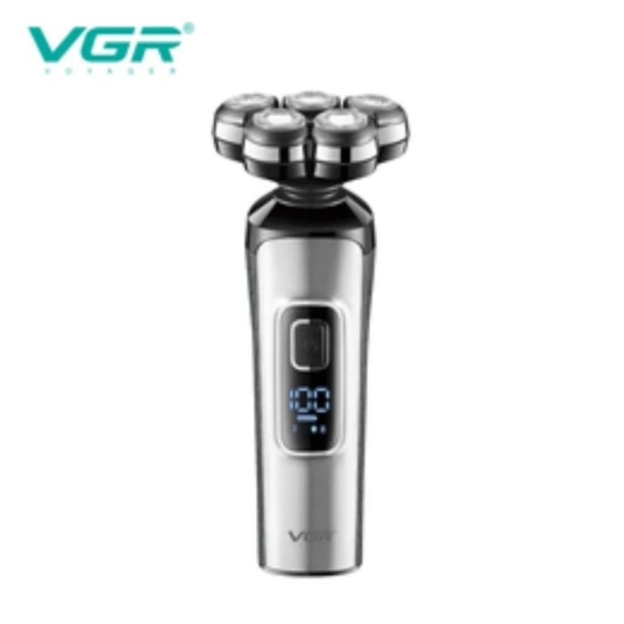 Aparat de barbierit VGR V-385, barbierit umed si uscat, 360°, display LED,lame auto-ascutire 5D, waterproof [5]
