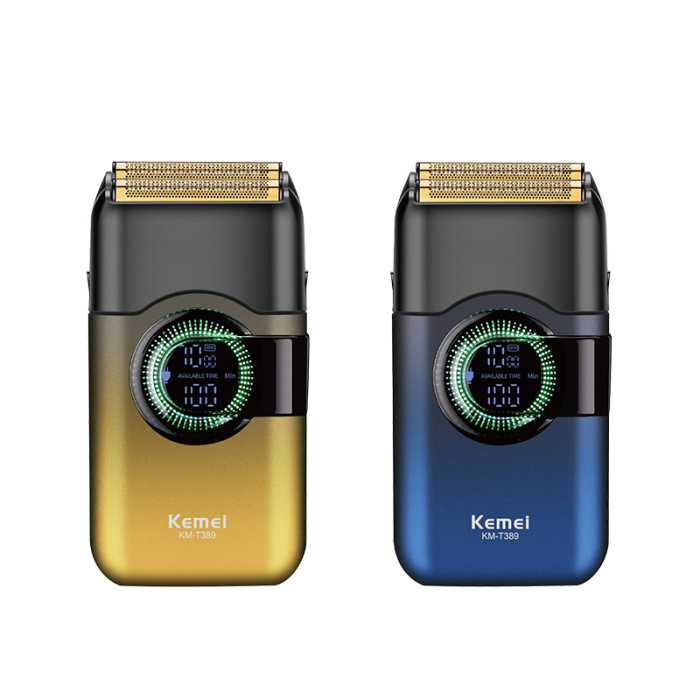 Aparat de ras electric profesional, KEMEI KM-T389, folie titan, afisaj LCD, 7500rpm [6]