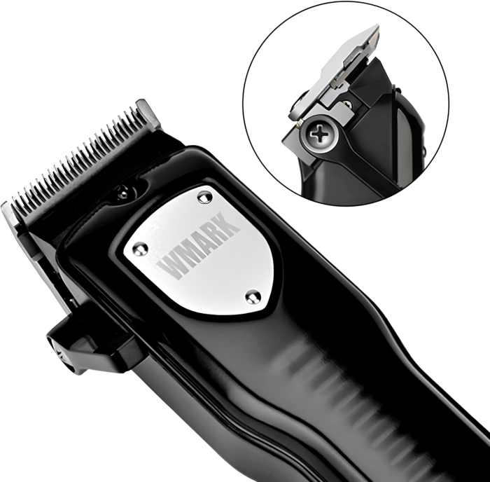 Aparat de tuns profesional WMARK, 8 inaltatoare, afisaj LED, 8 gratare, stand incarcare, type C, negru [5]