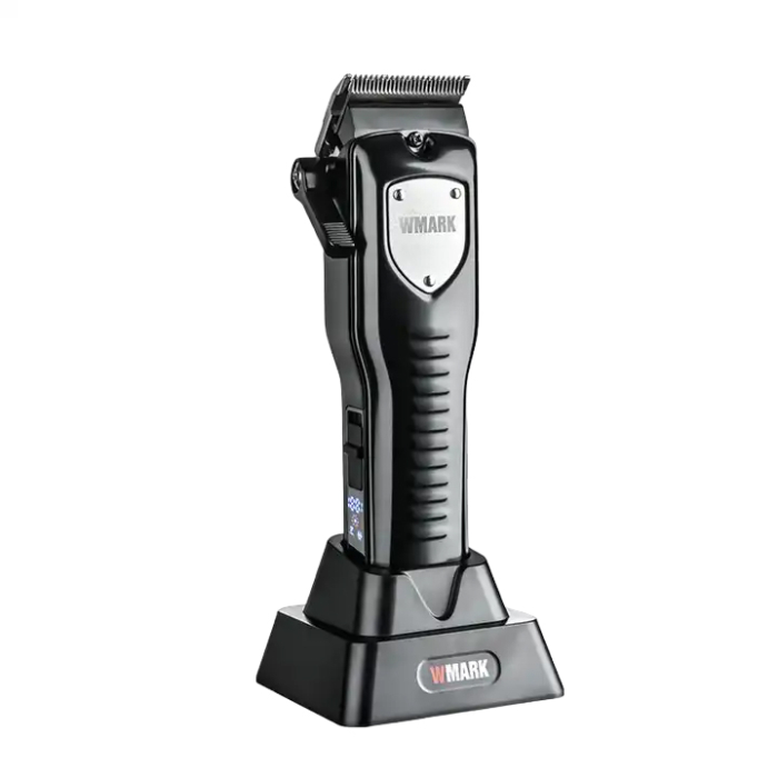 Aparat de tuns profesional WMARK, 8 inaltatoare, afisaj LED, 8 gratare, stand incarcare, type C, negru [1]