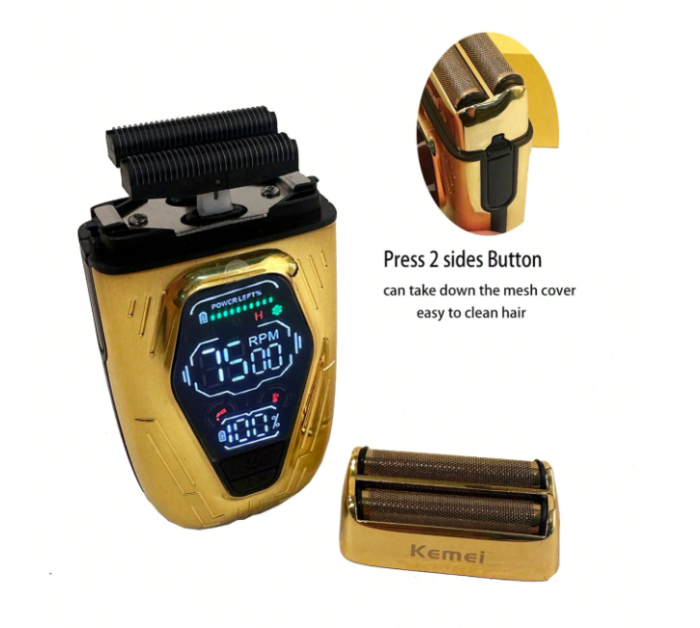Kemei KM-8551 Set profesional 3 în 1 Masina de tuns, contur si aparat de ras 9000rpm [6]