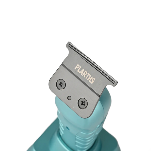 Masina de Contur Profesionala, PLARTHS NG-317, Motor puternic 7000rpm, Lama DLC, Cutit Ceramic, Stand Incarcare, Led Incarcare, Type C, 3 Inaltatoare, Turcoaz [6]