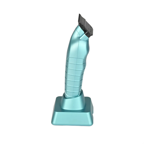 Masina de Contur Profesionala, PLARTHS NG-317, Motor puternic 7000rpm, Lama DLC, Cutit Ceramic, Stand Incarcare, Led Incarcare, Type C, 3 Inaltatoare, Turcoaz [4]