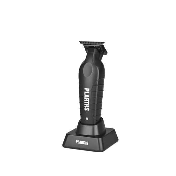 Masina de Contur Profesionala, PLARTHS NG-317, Motor puternic 7000rpm, Lama DLC, Cutit Ceramic, Stand Incarcare, Led Incarcare, Type C, 3 Inaltatoare, Negru [7]