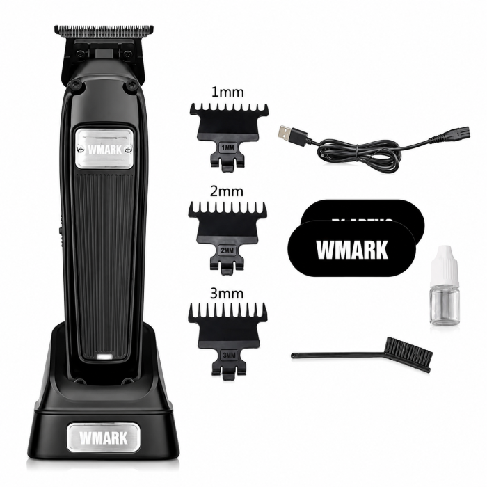 SET PROFESIONAL APARAT DE TUNS PLARTHS NG-222, APARAT DE RAS PLARTHS NG-983, MASINA DE CONTUR WMARK NG-2054A, 11 INALTATOARE [3]