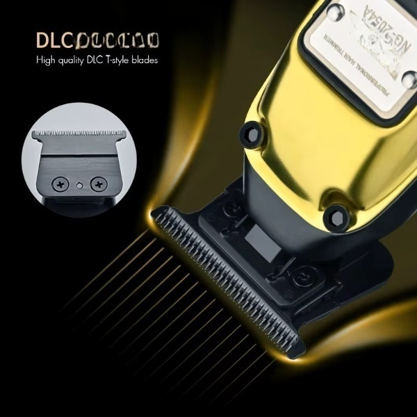 Masina de contur profesionala, WMARK NG-2054A, motor puternic 7200rpm, cutite DLC 0.1mm, stand incarcare, carcasa metalica, 2 arici, periuta, negru [5]
