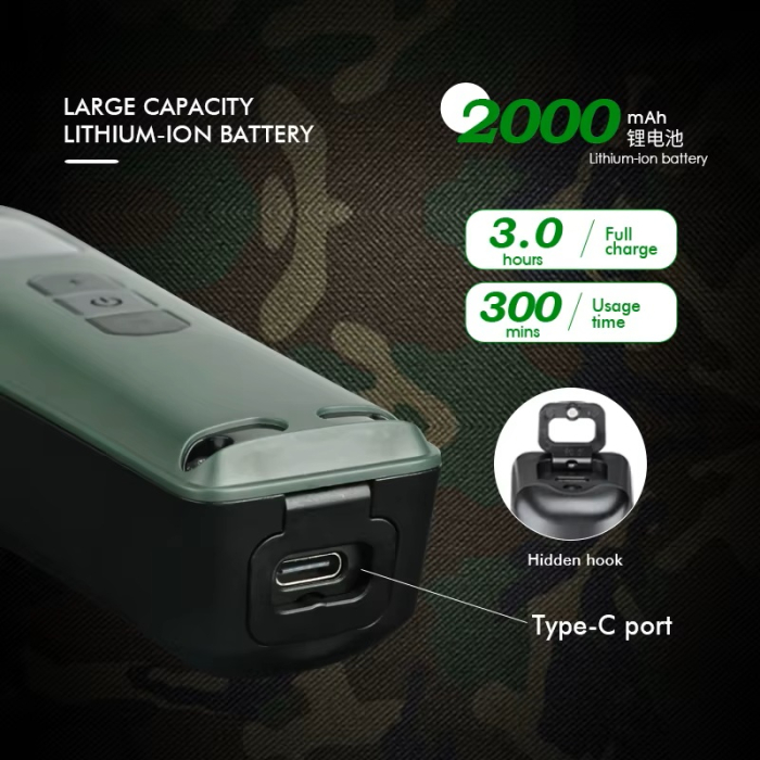 Masina de Contur Profesionala, WMARK NG-8280, Motor puternic 8000rpm, T-Blade, Display LCD, Type C, 3 Inaltatoare, extra lame [2]