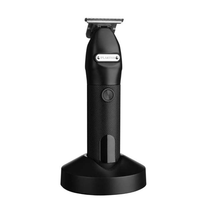 Masina de tuns barba si contur profesionala, Plarths JM-751A, stand incarcare, baterie Li-ion 180 min, afisaj LCD, negru [4]