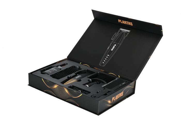 Masina de tuns profesionala cu acumulator, PLARTHS NG-2038, motor puternic 9000rpm, afisaj LED, 6 gratare premium 1.5mm - 12mm [6]