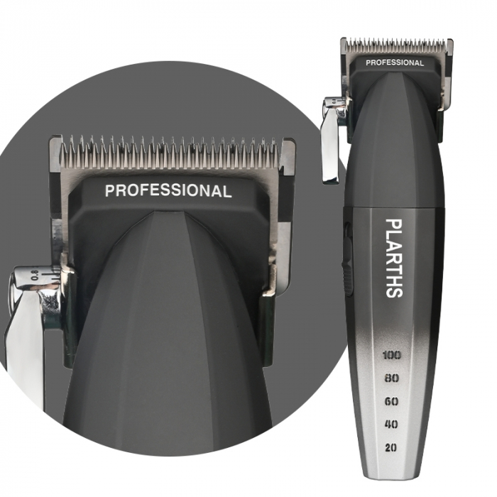 Masina de tuns profesionala cu acumulator, PLARTHS NG-2038, motor puternic 9000rpm, afisaj LED, 6 gratare premium 1.5mm - 12mm [3]