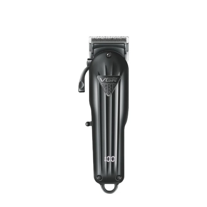 Masina de tuns profesionala cu acumulator, VGR V-282, afisaj LED, 6 gratare 1.5mm - 13mm, Negru [5]