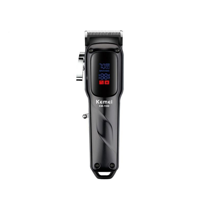 Masina de tuns profesionala Kemei KM-1550, Motor 7000 RPM, Display LED, Acumulator Li-Ion 2000mAh, USB Type-C, 180 minute autonomie [2]