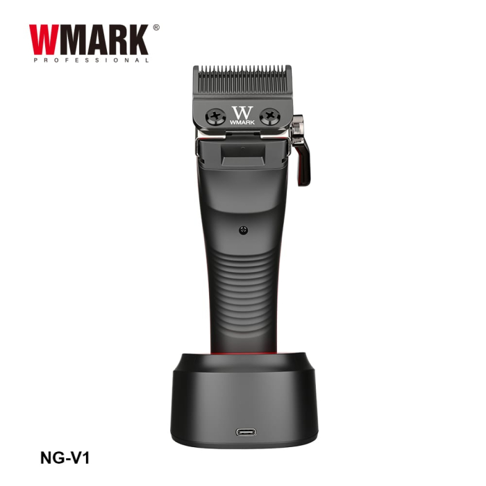 Masina de Tuns Profesionala WMARK NG-V1, Motor Brushless 8500 RPM, 10 Inaltatoare, Lame DLC [9]
