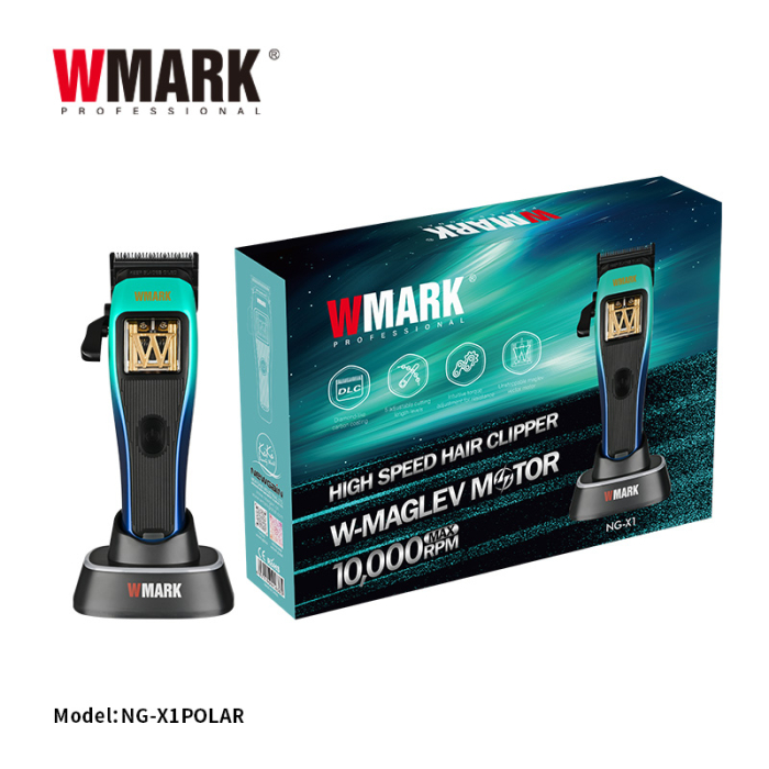 MASINA DE TUNS PROFESIONALA WMARK NG-X1 POLAR, MOTOR MAGNETIC VECTOR 10000RPM, STAND INCARCARE, TYPE C, INALTATOARE MAGNTICE [10]