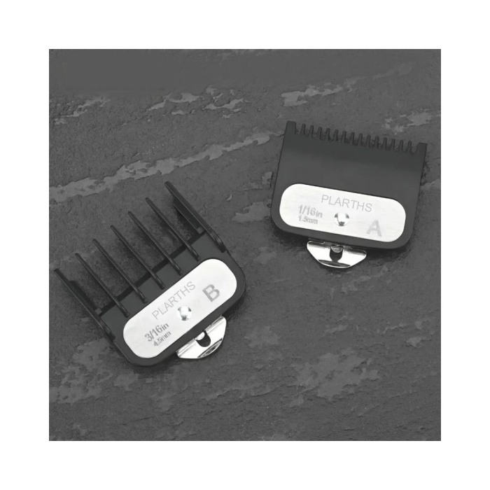 Set inaltatoare intermediare Premium Plarths compatibile Plarths, Wahl, Wmark, Kiepe, Vgr, 1.5 - 4.5mm, 2 bucati , negre [2]