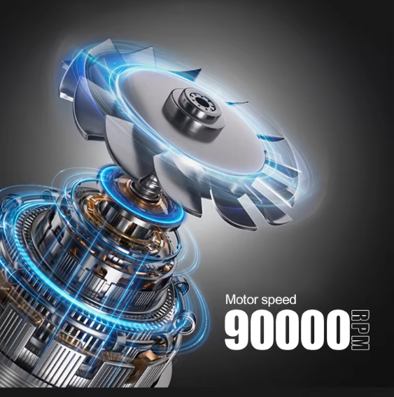 Uscator de par profesional WMARK PRO NG-9117, 2100W, motor brushless 88.000 RPM [6]