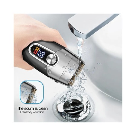 RESIGILAT Aparat de ras electric, Plarths SH-7116, waterproof, afisaj LCD,stand incarcare [2]