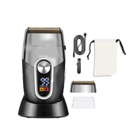 RESIGILAT Aparat de ras electric, Plarths SH-7116, waterproof, afisaj LCD,stand incarcare [1]