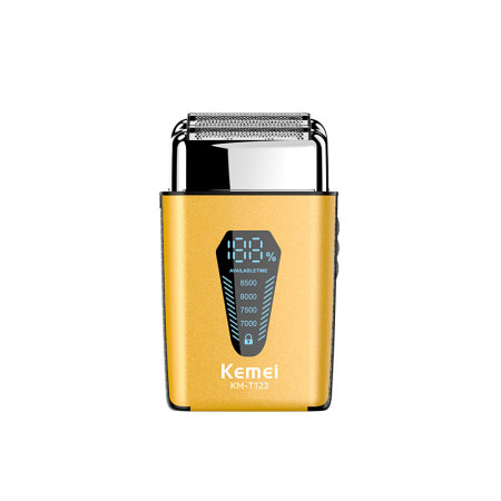Aparat de ras electric profesional, KEMEI KM-T123, folie titan, afisaj LCD, 8500rpm [1]