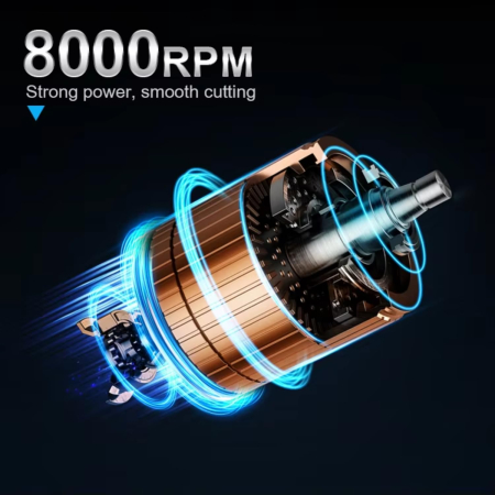 Aparat de ras profesional pentru barbati WMARK NG-7983, 5 în 1, 8000rpm, fără fir, încărcare USB, utilizare umed si uscat, trimmer nas inclus, IPX6 waterproof [5]