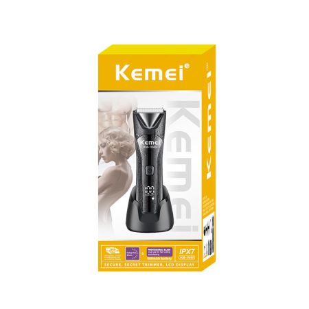 Aparat de tuns coportal Kemei KM-1849, IPX7, 6500 rpm, stand incarcare Type-C, 3 inaltatoare [7]