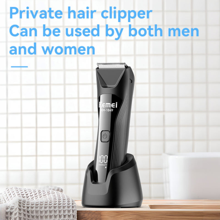 Aparat de tuns coportal Kemei KM-1849, IPX7, 6500 rpm, stand incarcare Type-C, 3 inaltatoare [6]
