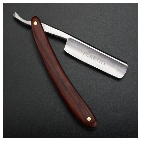 Brici clasic handmade Plarths cu lama din otel japonez si maner din lemn wenge si husa transport [1]