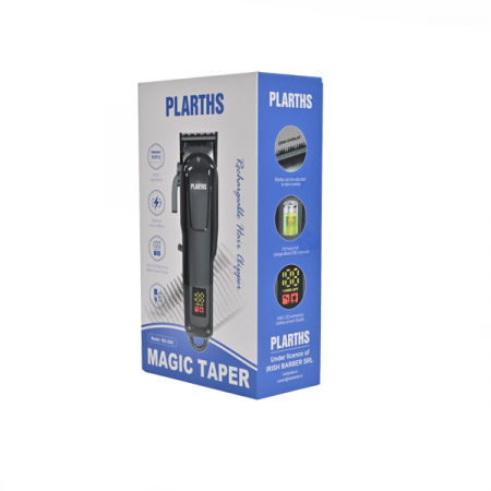 Masina de tuns parul profesionala, PLARTHS NG-1001, afisaj LED, 8 gratare 1.5-19mm, 1 pieptene, incarcare type C, negru [7]