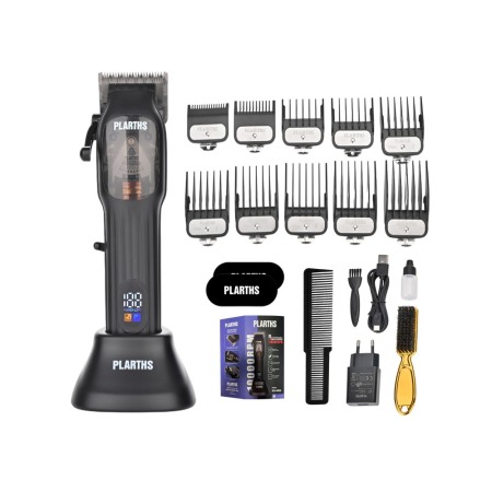 MASINI DE TUNS - Masina de tuns parul profesionala PLARTHS NG-9006, motor magnetic 10.000rpm, 10 inaltatoare premium 1.5-25mm