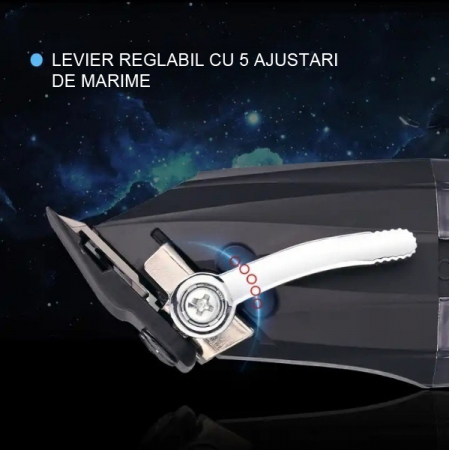 Masina de tuns profesionala cu acumulator, PLARTHS NG-222, motor puternic 7200rpm, 8 gratare premium 1.5 - 25mm [2]
