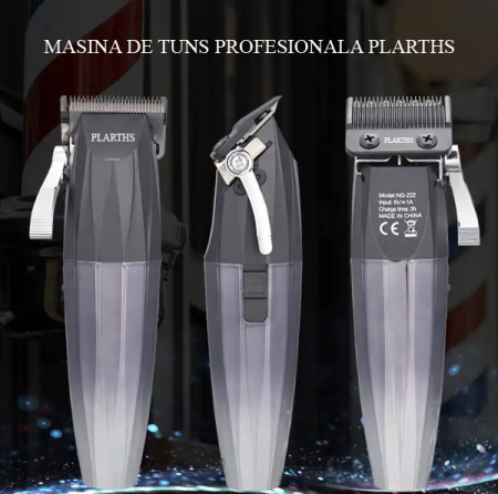 Masina de tuns profesionala cu acumulator, PLARTHS NG-222, motor puternic 7200rpm, 8 gratare premium 1.5 - 25mm [6]