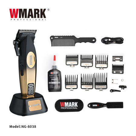 RESIGILATE - RESIGILAT Masina de tuns profesionala cu acumulator, WMARK NG-8038, 9000rpm