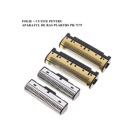 Rezerva pentru Aparatul de ras Plarths PH-7175, 2 folii de protectie si 2 cutite [2]