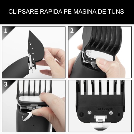 Set inaltatoare Premium Plarths compatibile Plarths, Wahl, Wmark, Kiepe, Vgr, 1.5 - 25mm , 8 bucati , negre [2]