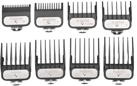 REDUCERI - Set inaltatoare Premium Plarths compatibile Plarths, Wahl, Wmark, Kiepe, Vgr, 1.5 - 25mm , 8 bucati , negre