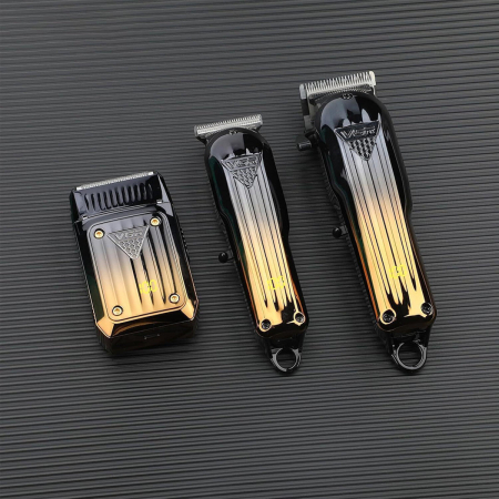 Set Profesional 3 în 1 VGR V-644 Masina de Tuns, Contur și Aparat de Ras, Display LED, Incarcare Type-C, 10 Gratare, Autonomie Extinsa [7]
