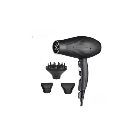 Uscatoare de par - Uscător de păr profesional Wmark NG-2300, 2400W, ionic, difuzor bucle, 2 concentratoare, aer puternic, uscare rapida, negru