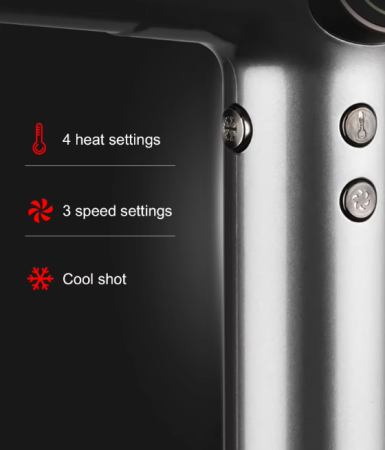 Uscator de par profesional WMARK PRO NG-9117, 2100W, motor brushless 88.000 RPM [8]