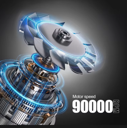 Uscator de par profesional WMARK PRO NG-9117, 2100W, motor brushless 88.000 RPM [5]