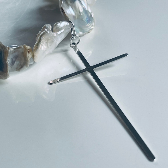 Colier perle forme neregulate [3]