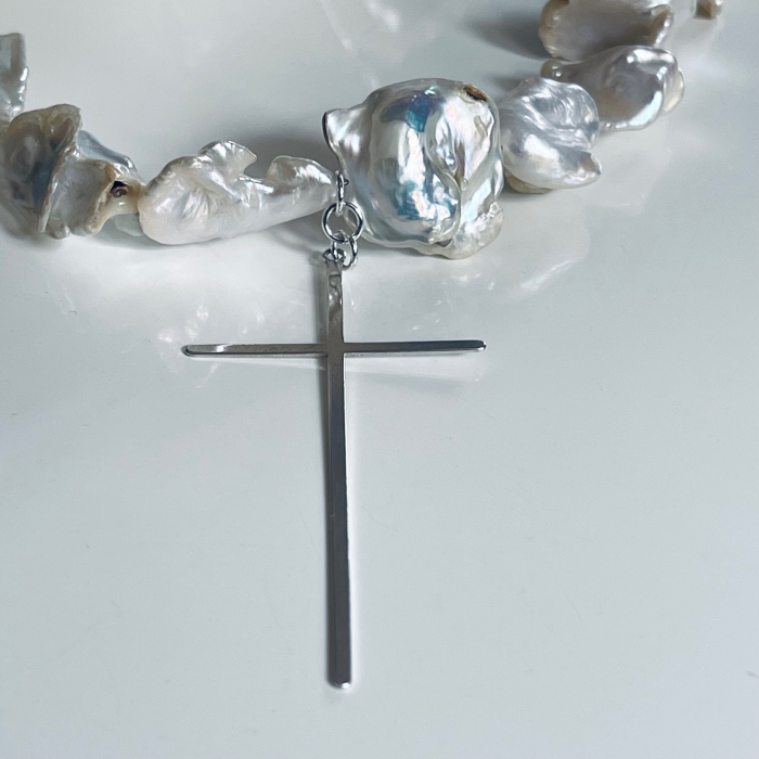 Colier perle forme neregulate [2]