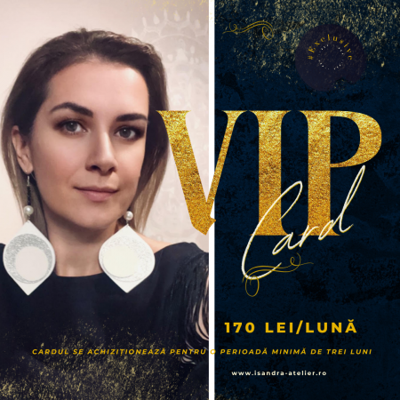 Cercei floare - Card VIP