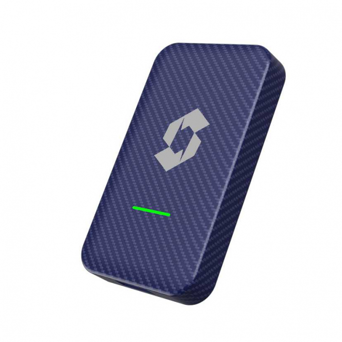 Adaptor pentru CarPlay si Android Auto wireless iSEN 4.0 CP2A  Albastru, WiFi 5G, Bluetooth, Conectare automata [2]